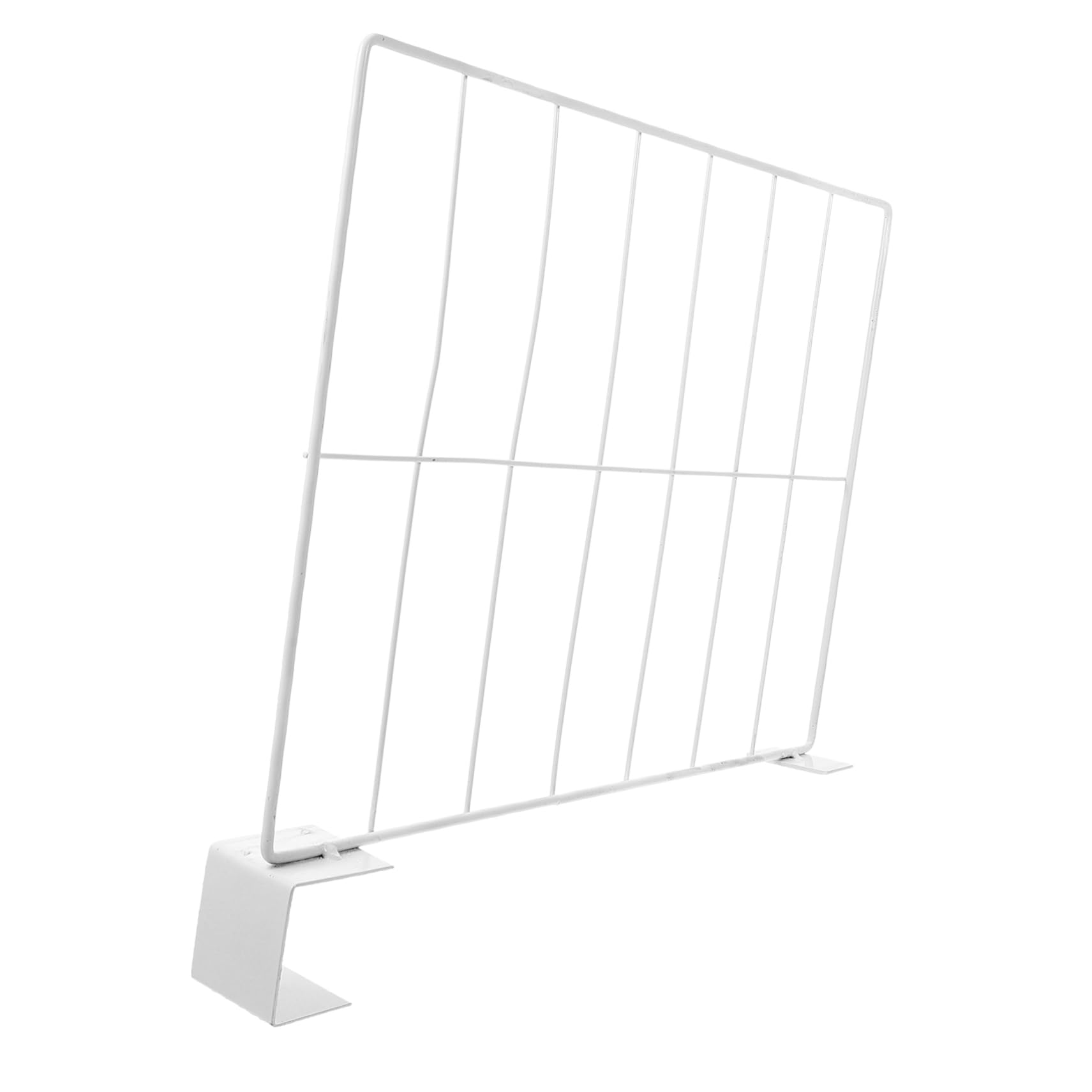 Parliky 1pc Supermarket Shelf Divider Classification Clapboard for Easy Organization and Material for Grocery Store and Closet Shelving White