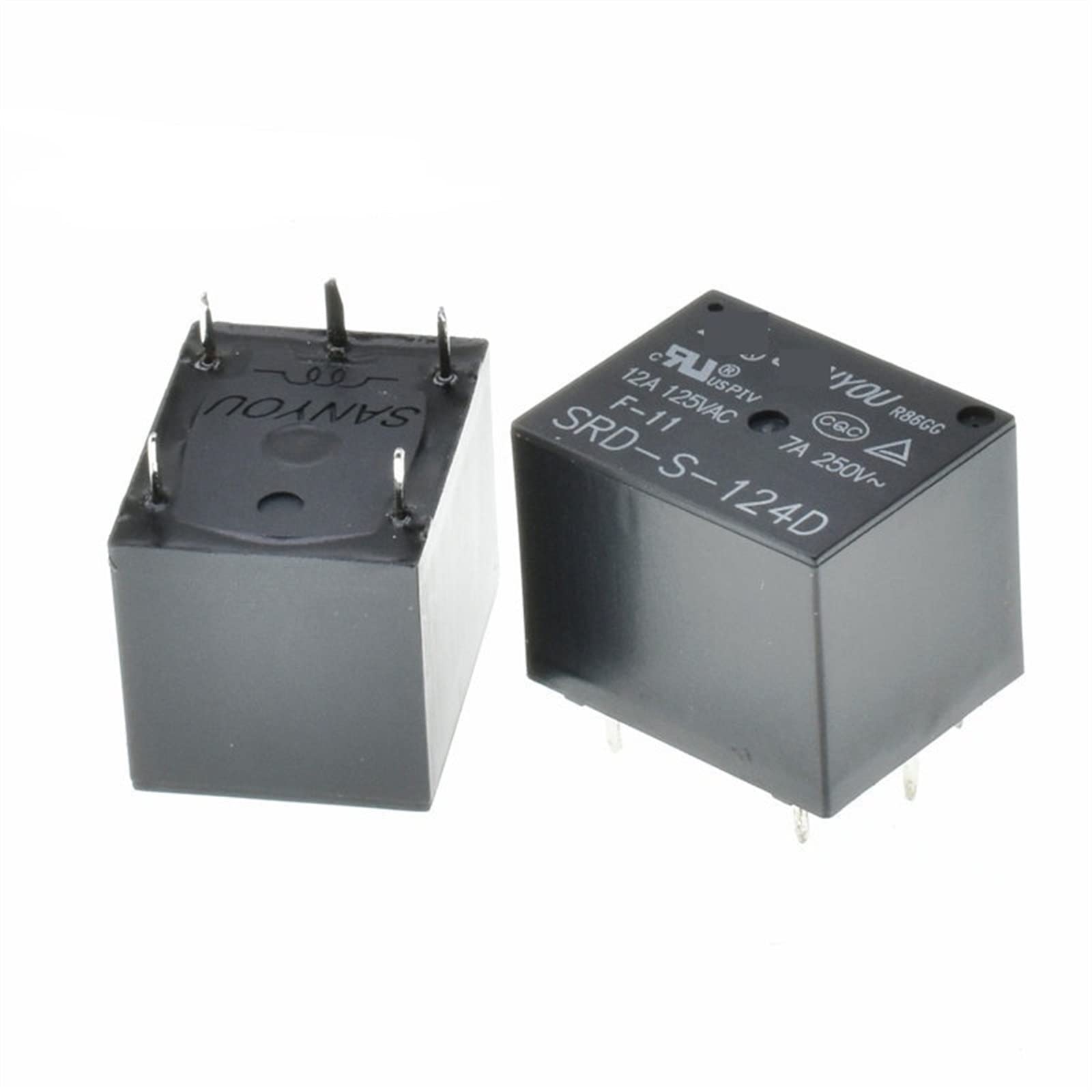Relais SRD-S-105D/112D/124D 5PIN 7A 250V composant électronique de commutation pas cher - 4