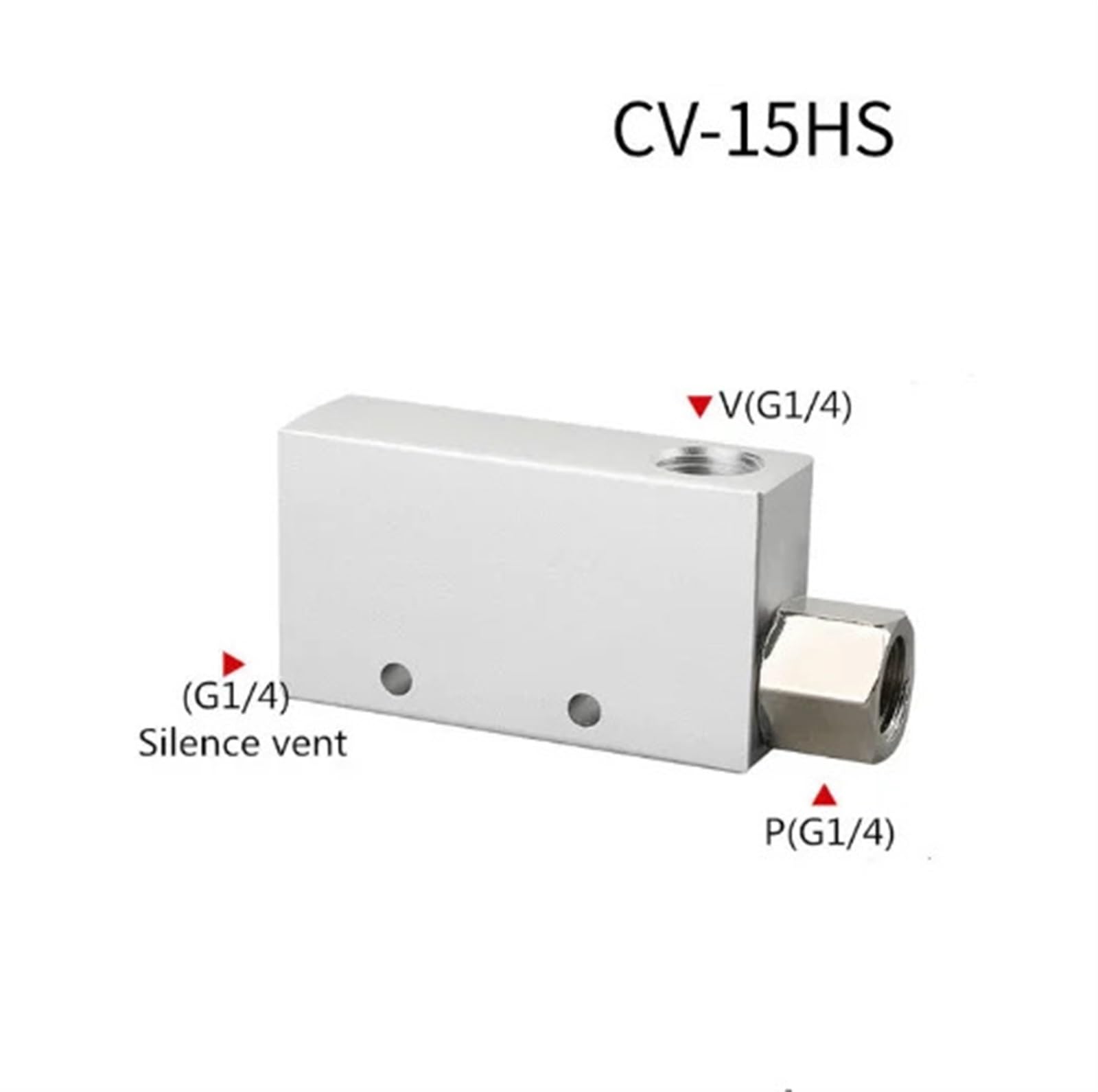 Vakuum-Ejektor, Generator, Luft-Abgas-Ejektor, pneumatisch, ACV CV-10, 15, 20 Ventil, Negatives Steuerventil(CV-15HS)