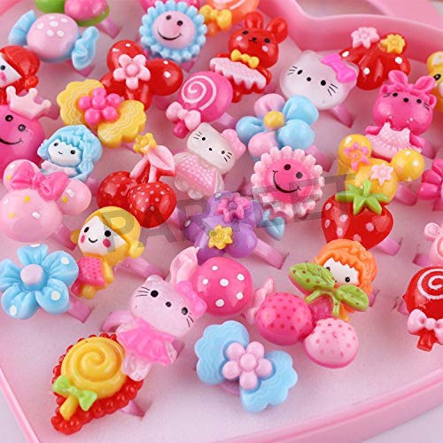 PARTEET Heart Shape Box With 36 Rings Birthday Return Gifts For Unisex-Child - One Size - Image 3 thumbnail