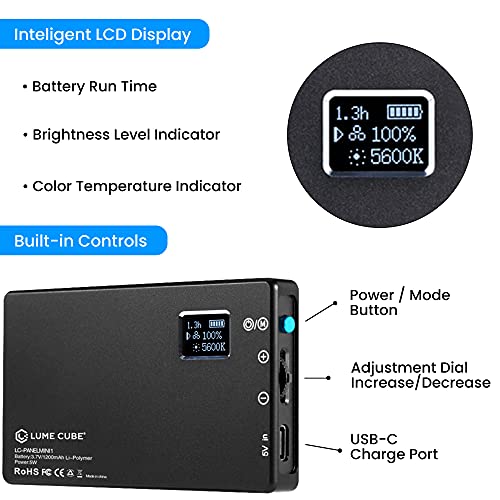 Lume Cube Panel Mini - Bicolor Continuous Video Light for on and Off Camera Video - Image 5
