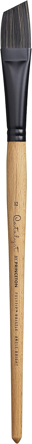 Princeton Catalyst Paintbrush, Size 12, Light Wood