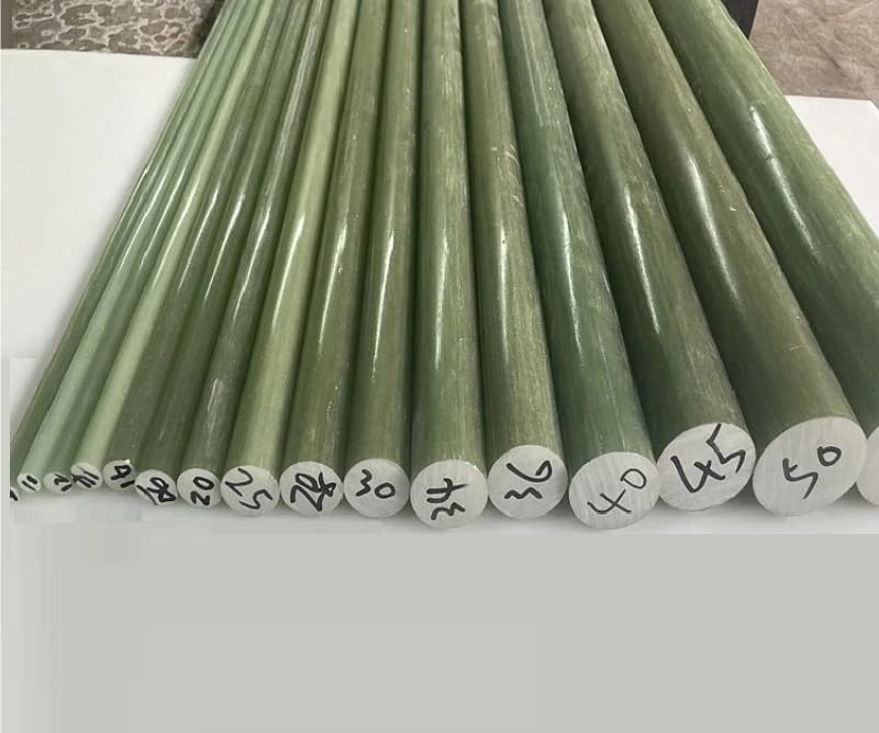 G10 FR4 Pręty z żywicy epoksydowej 25 cm 50 cm Jasnozielony pręt izolacyjny 6 mm-45 mm Wysoka twardość DIY, 1 szt.(25cmx40mm)
