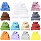 Style Heim 4 Stück Handtuch Badetuch Gästetuch Waschlappen Duschtuch Seifentuch Handtücher ca....