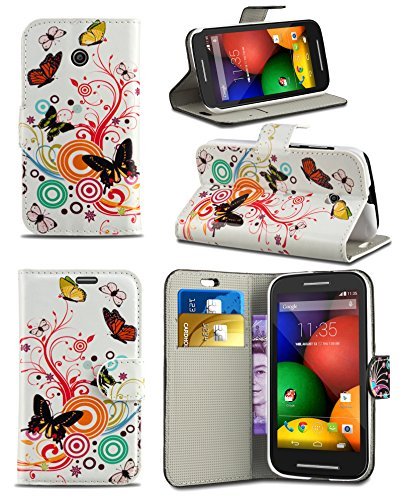 New Creative Graphic Pattern Wallet Case Cover Printed Design with Integrated Stand for Microsoft Lumia 640 LTE 4G / Dual SIM - Butterfly Breeze