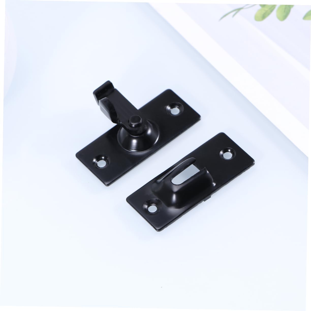 Gate Bolt,Door Bolt Snib, 2 Pcs 90 Barn Door Locks and Latches Heavy Duty Bifold Door Lock Sliding Door Lock Sliding Door Bolt 90 Degree Door Lock Curved Screen 90 Degree Door Latch Door Lock Door Car