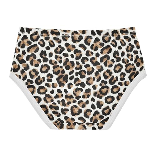 Animal Toddler Girls Underwear 2t Cotton Cute Panties Girl Black Brown Leopard Print White Underpants Briefs2