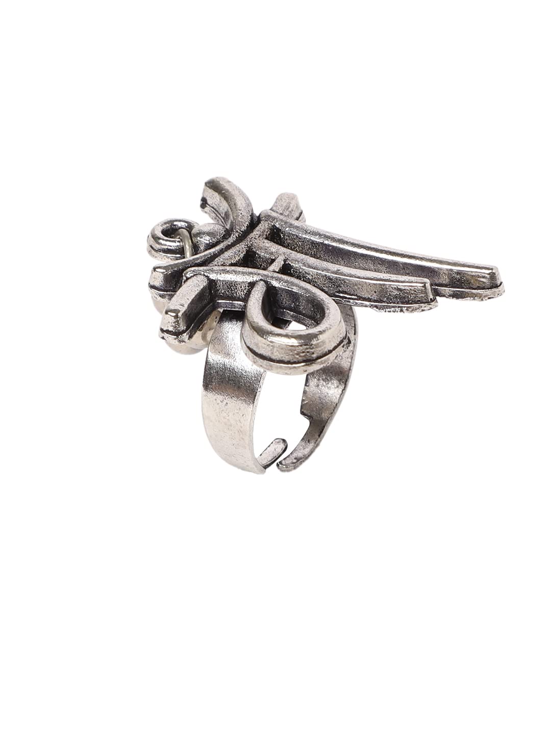 VENI Oxidized Silver Replica Maa Mother Adjustable Ring For Women And Girls (B0BWZ3VS2J) Amazon Price History, Amazon Price Tracker