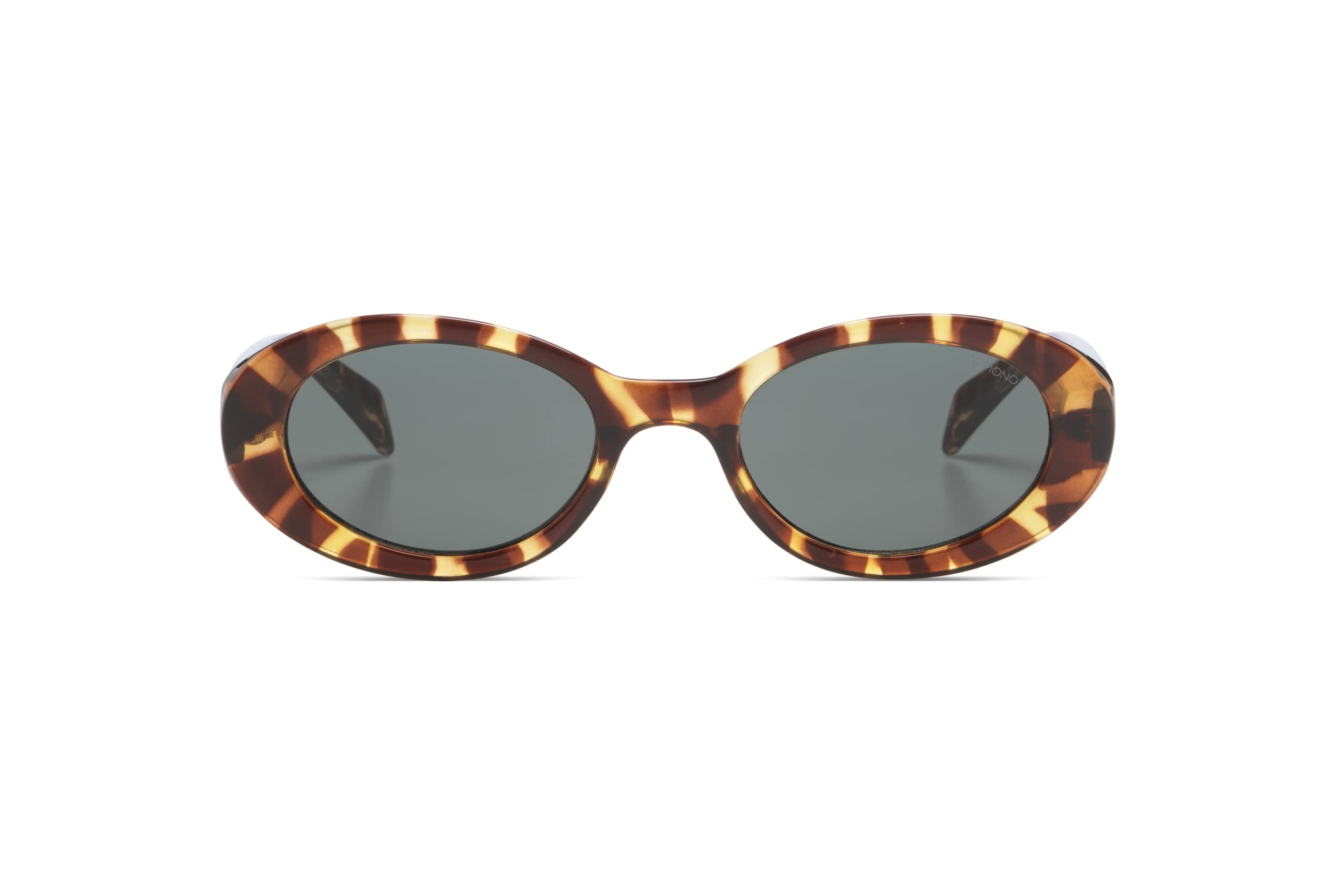Komono Unisex Tortoise Ana Oval Cellulose Propionate Sunglasses For Men And Women With Uv Protection And Scratch-Resistant Lenses