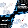 Brennenstuhl Windshield Repair Kit, Car Windshield Crack Repair Kit, 2 Bottles Windshield Chip Repair Kit Quick Fix for Rock Chip Repair Kit Windshield Chips, Cracks, Star-Shaped Crack (Blue) #4