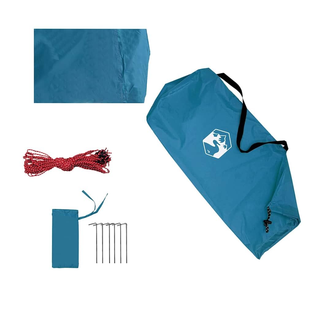 Tarp Olivgrün 306x wasserdichte Camping-Plane aus 185T Polyester mit PU-Beschichtung, windbeständig, multifunktional als Zeltplane, Bodenplane für Trekking, Outdoor, Festival, Wandern