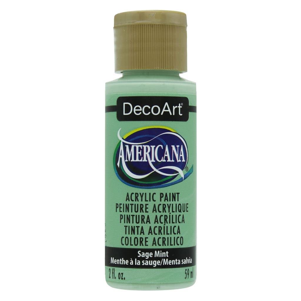 Decoart Sage Mint Da400 Americana Acrylic Paint 2Oz-Sage Mint