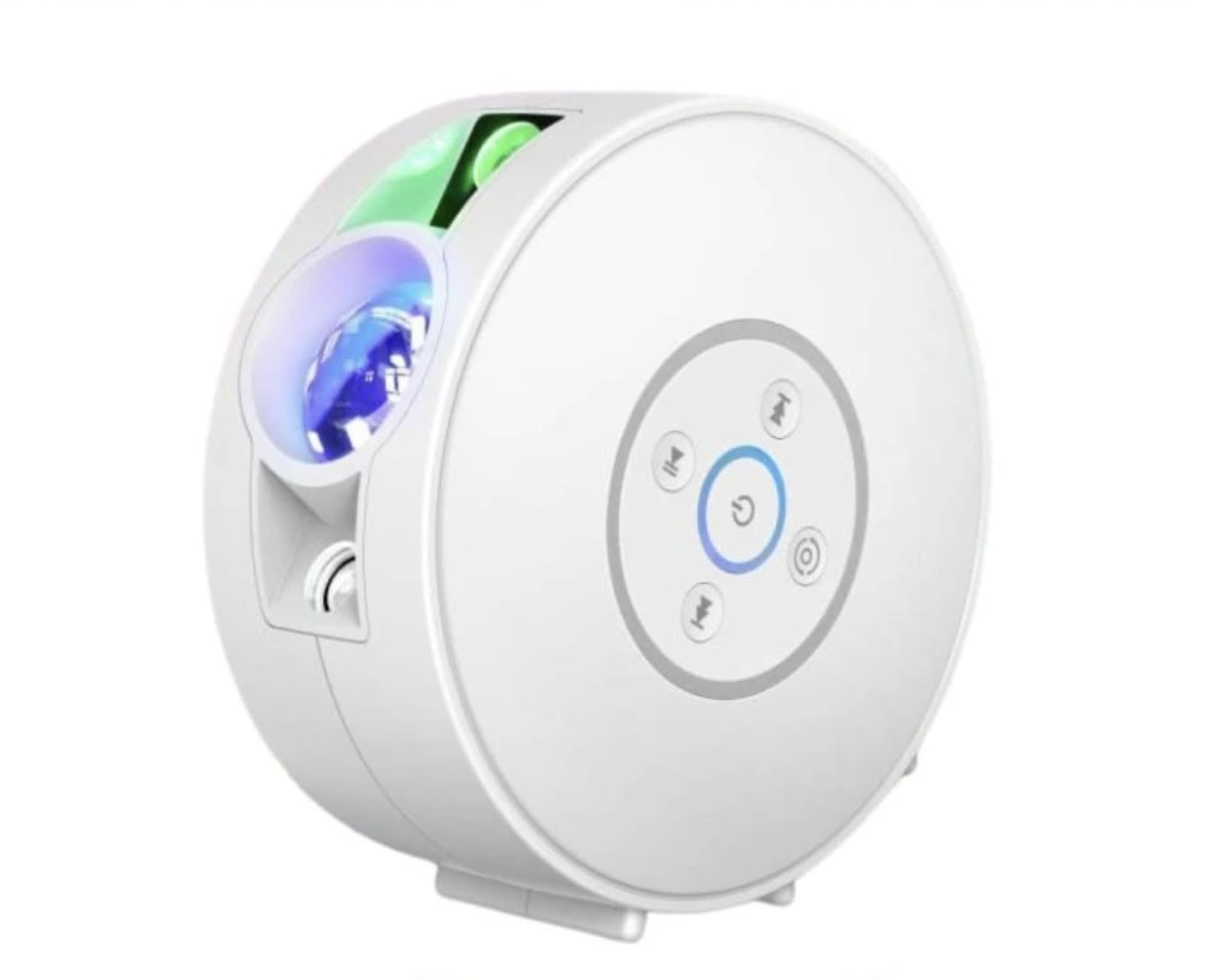 LED Projektor S4 mit Bluetooth Lautsprecher | Austauschbare Projektionseinleger für vielfältige Projektionen; Steuerung bequem per Smartphone App möglich