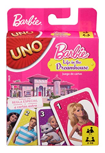 barbie uno cards