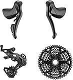 microSHIFT Sword Black 1x9-Speed Groupset - Includes Brake/Shifters, Rear Derailleur...