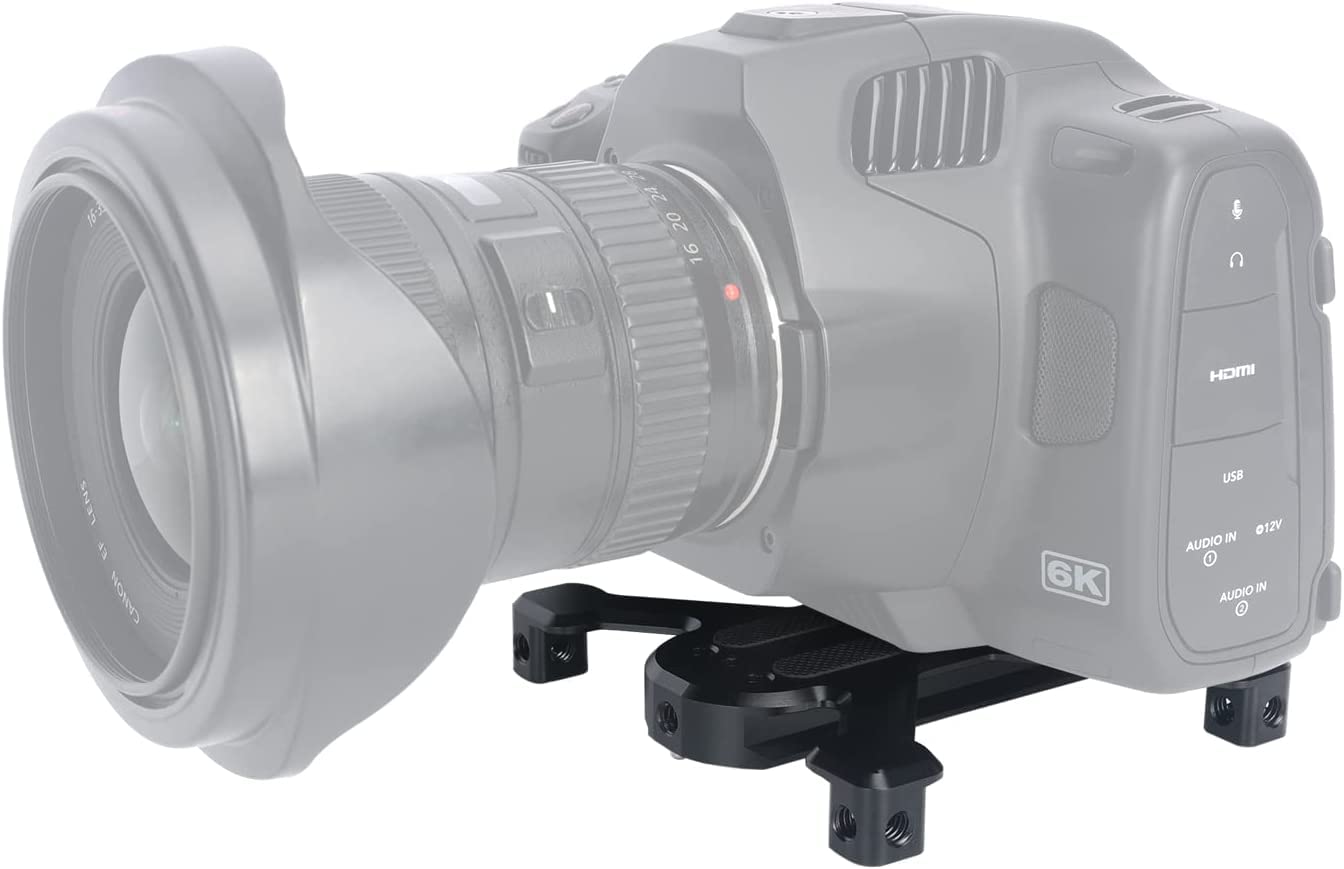 NICEYRIG Piastre a Sgancio Rapido per Fotocamera,supporto a sgancio rapido con adattatore da 1/4“ a 3/8”, conforme allo standard Arca Swiss, per fotocamere SLR grandi e mirrorless