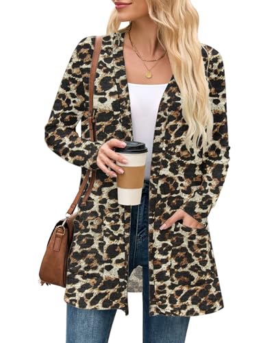 MOLERANI Cardigan Femme Encolure en V Cardigan Femme Élégant Cardigan léger à col en V avec...