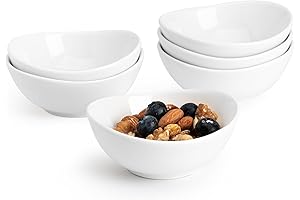 Corelle Set of 6, 4 oz Small Bowls for Sauces and Condiments