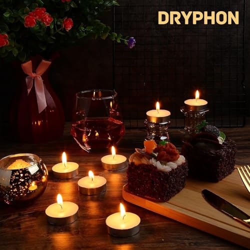 Image of Wax Tealight Candles Set of 100 for Diwali Decoration for Home Decor | 2 Hours Burn Candles for Decoration Diwali Decor, Ganpati, Christmas | Tea Light Candles for Home Decoration (Set of 100)