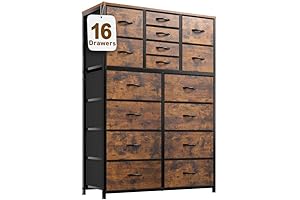 EnHomee Tall Dressers for Bedroom with 8 Spacious Drawers
