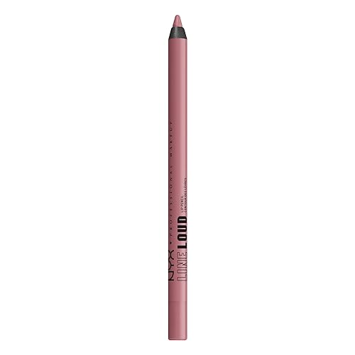 NYX PROFESSIONAL MAKEUP Line Loud Lip Liner, lápiz labial pigmentado y de larga duración con aceite de jojoba y vitamina E - Fierce Flirt (rosa