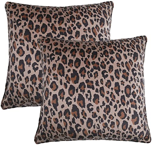 YINFUNG Federa per cuscino con stampa leopardata