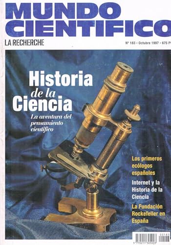 Genérico REVISTA MUNDO CIENTIFICO HISTORIA DE LA CIENCIA NUMERO 183 OCTUBRE 1997 **