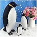 Modello modello di insegnamento medico Modello di pinguino simulato - Realistic Wild Safari Sea Life Penguin Model - Apprendimento giocattoli educativi per desktop, auto, decorazioni per la casa, gior
