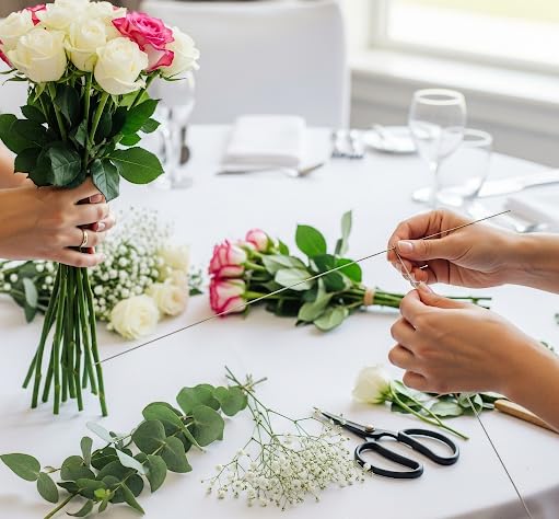 Miniatura 4 de Alambre floral de 18 pulgadas (calibre 16) - 220 piezas compra a granel - caja de cantidad al por mayor. Alambre de tallo de floristería para bodas,