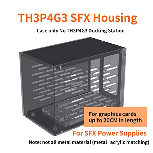 Gabinete PILULY TH3P4G3 Slim-Desktop con Panel Lateral de Vidrio Templado y Compatible con Thunderbolt miniatura 3