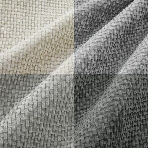 Topfinel Kissenbezug 30x50 Grau 4er Set Chenille Kissenbezüge Kissenhülle Sofakissen Dekokissen Zierkissenhülle Dekokissenbezug Rattan… – Ansicht 2