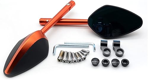 ZNYZDM Accessories CNC Aluminum Motorcycle Rearview Side Mirror for Kawasaki VERSYS 650 ER6N Er6f Ninja 300 for Honda XADV 750