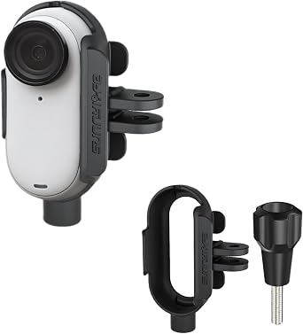 Camera Mount Adapter Frame for Insta360 GO 3/GO 3S Action Camera, with 1/4 Thread Adapter