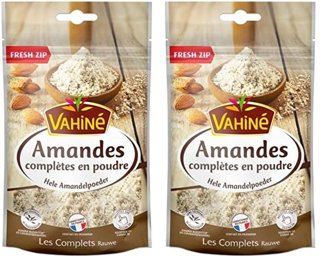 VAHINE - Amandes Complètes en Poudre 100 g (Lot de 2)