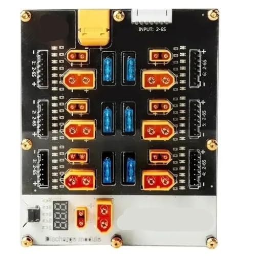 Déchargeur Lipo 40A haute puissance 6 ports avec fiches XT60 XT30