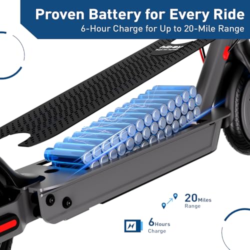 Image of Hiboy S2 Nova Electric Scooter for Adults, 430W Peak Power, Up to 20 Miles Long-Range & 19 MPH, High-Strength Aluminum Body, Portable Folding E Scooter for Commuting with 8.5 inch Tires