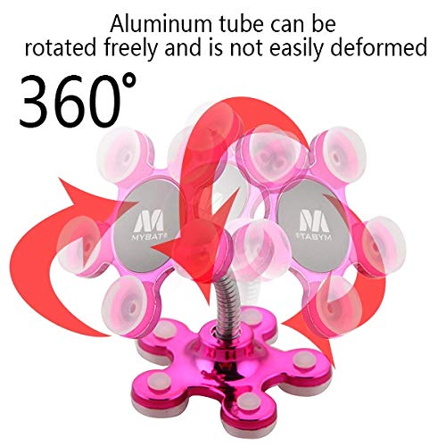 Hot Pink Double-Sided Suction Cup Holder