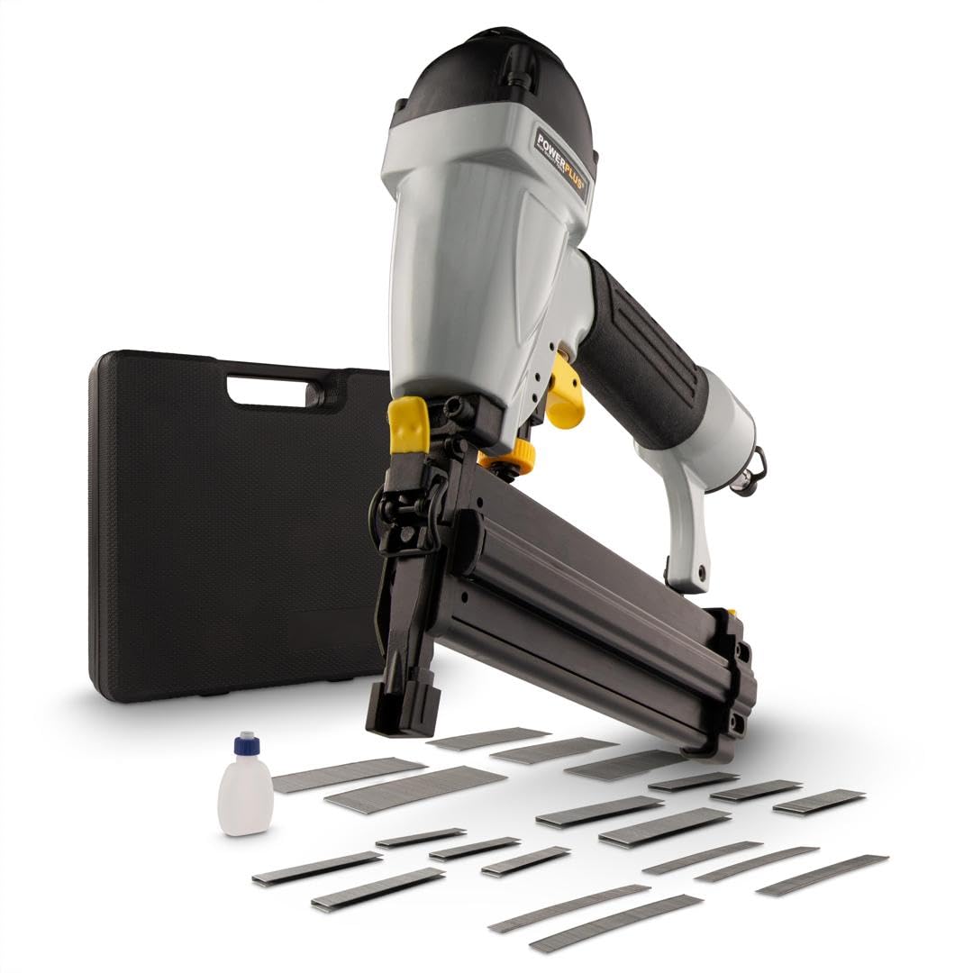 Powerplus POWAIR0312 Grapadora clavadora 51L/min