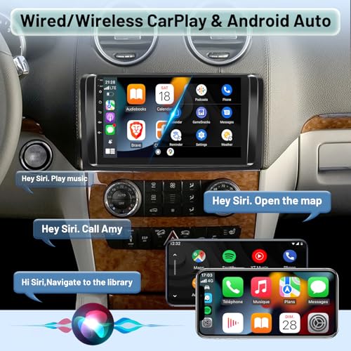 Radio para Mercedes Benz ML y GL Clase con Pantalla Táctil 9 pulgadas miniatura 4