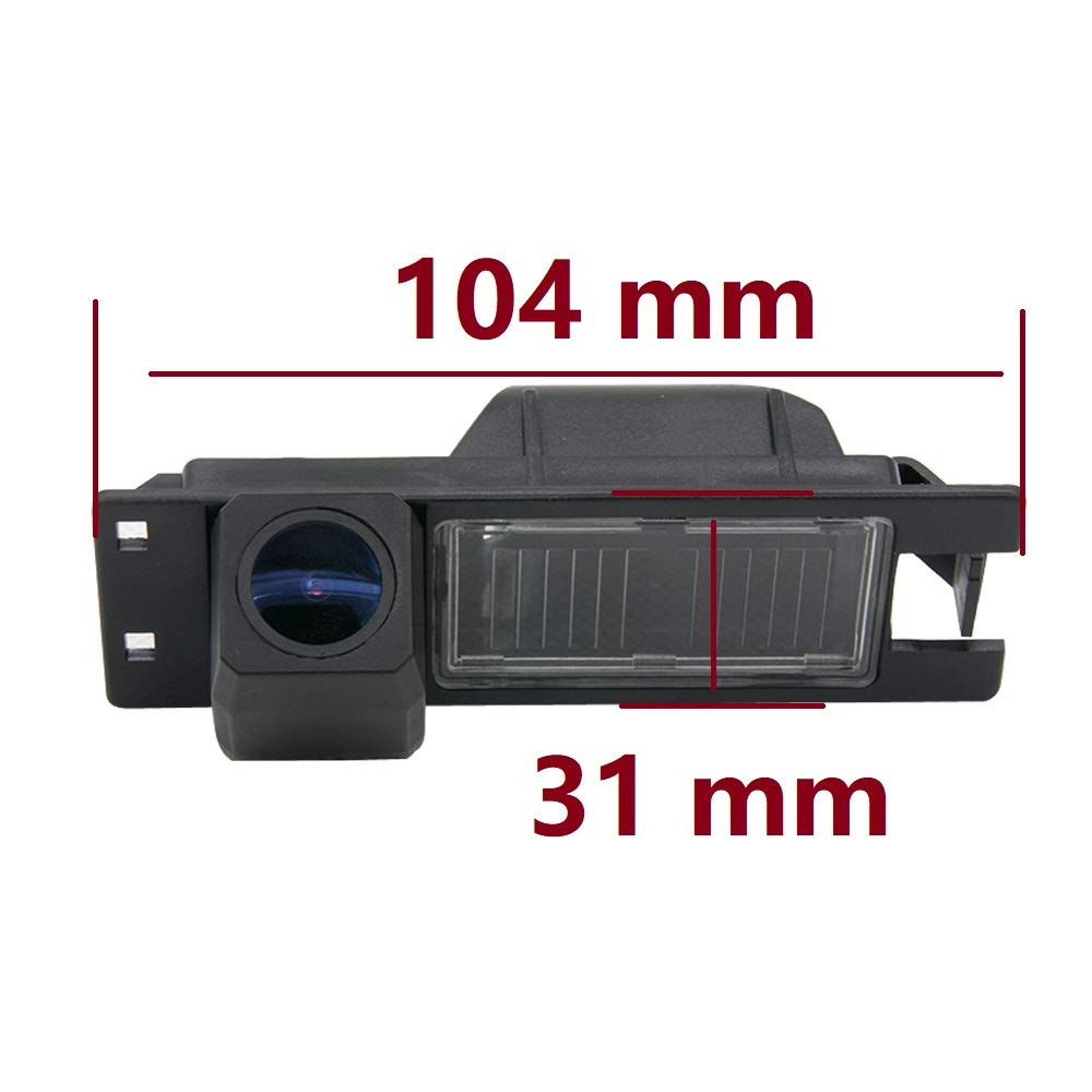 HD 1280x720p telecamera posteriore retromarcia telecamera di riserva adatto per OPEL Astra H/adatto per Meriva A/adatto per Zafira B,adatto per FIAT Grande adatto per Doblo adatto per Alfa Romeo