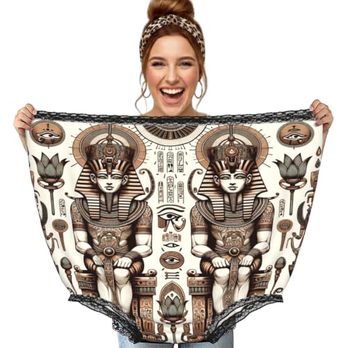 Granny culotte noir Augenstern avec œil d'Horus : sous-vêtement géant pour blague et déguisement