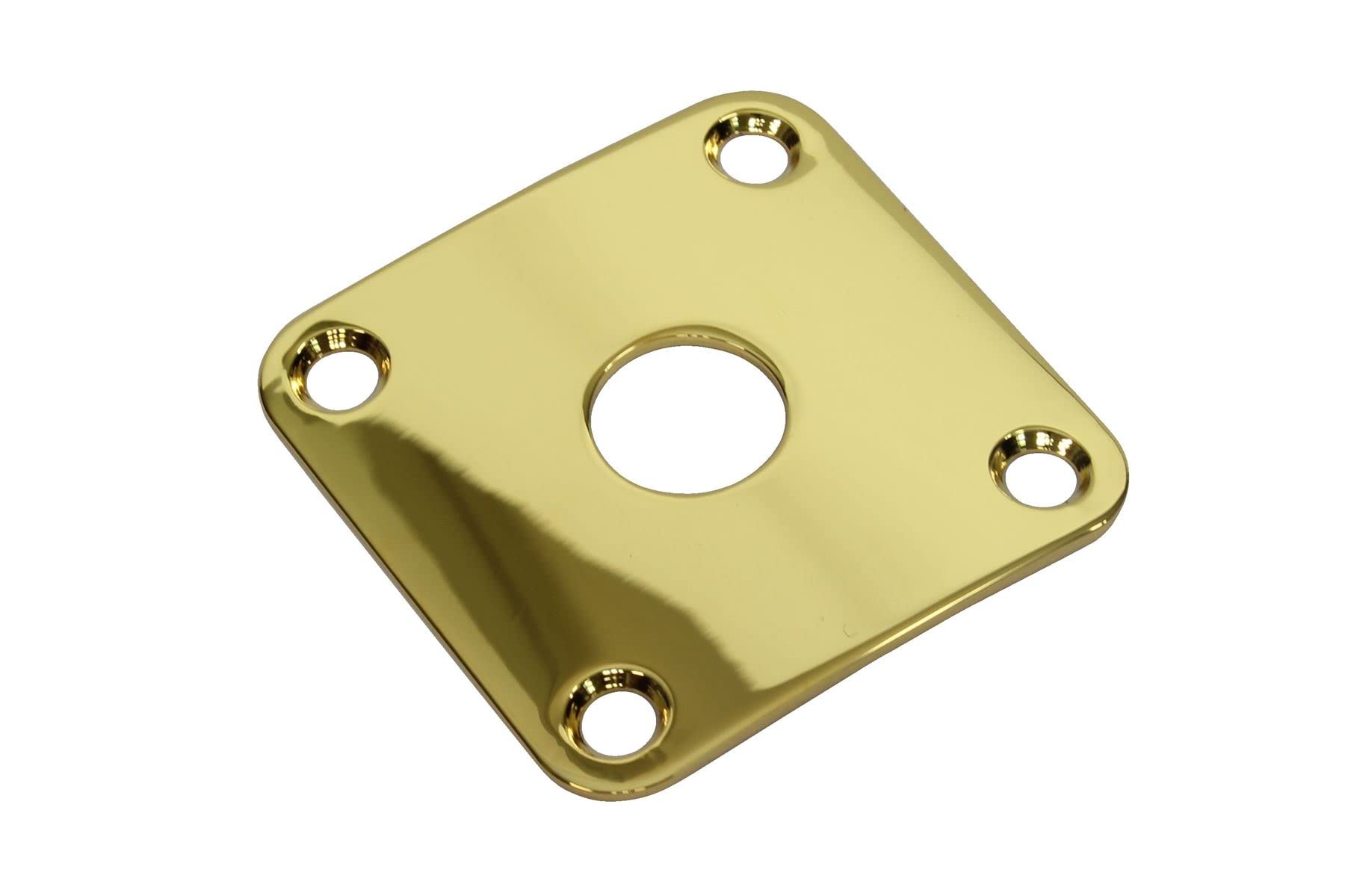 Curved Square Metal Guitar Jack Plate Jackplate - Gold - LP Les Paul Electric Guitar for 1/4