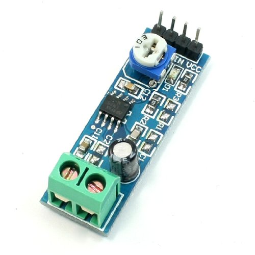 Aexit 5V-12V LM386 Control electrical Chip 20 Multiplier Gain Audio Amplifier Module