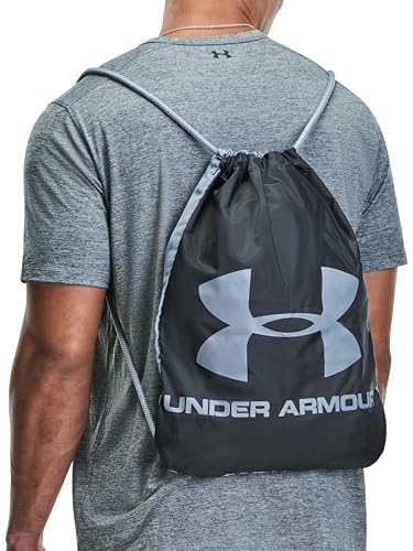 Under Armour Unisex Ozsee Sackpack, 009 BLACK, OSFA - image 6