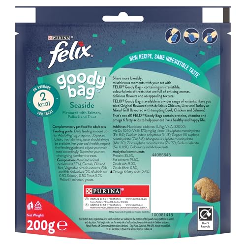 FELIX Goody Bag Seaside Mix Cat Treats 200g - Image 4