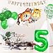 Sunshine smile Globos Numeros 1 Decoracion,Globos Numeros Gigantes,Decoración de cumpleaños Selva,Decoración de...