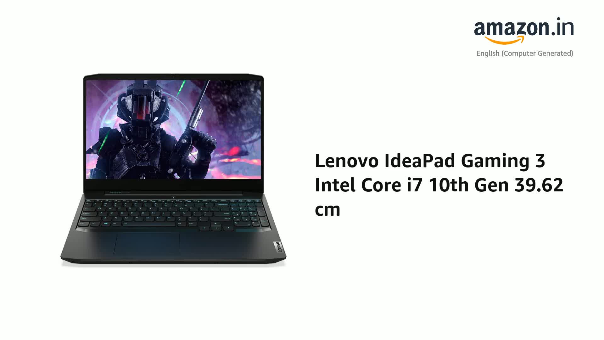 Lenovo IdeaPad Gaming 3 Intel Core i7 10th Gen 15.6