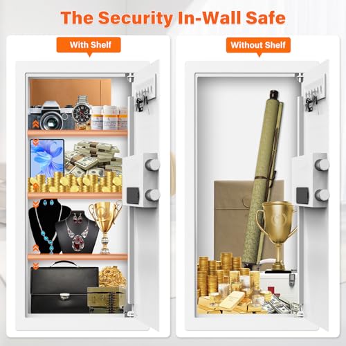 Image of 31.5 inch Tall Fireproof Wall Safe Between Studs 16 inch Centers | Hidden Wall Safe