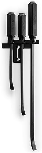 Miniatura 2 de TEKTON Juego de barra de palanca con mango de extremo en ángulo con colgador de pared, 3 piezas (12, 17, 25 pulgadas)  LSQ96501