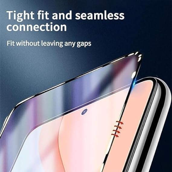 Image of [1+1 Tempered Glass for OnePlus 15R 5G with Camera Lens Protector Edges to Edge Screen Glass Protector 9H Hardness - (Pack of 2)